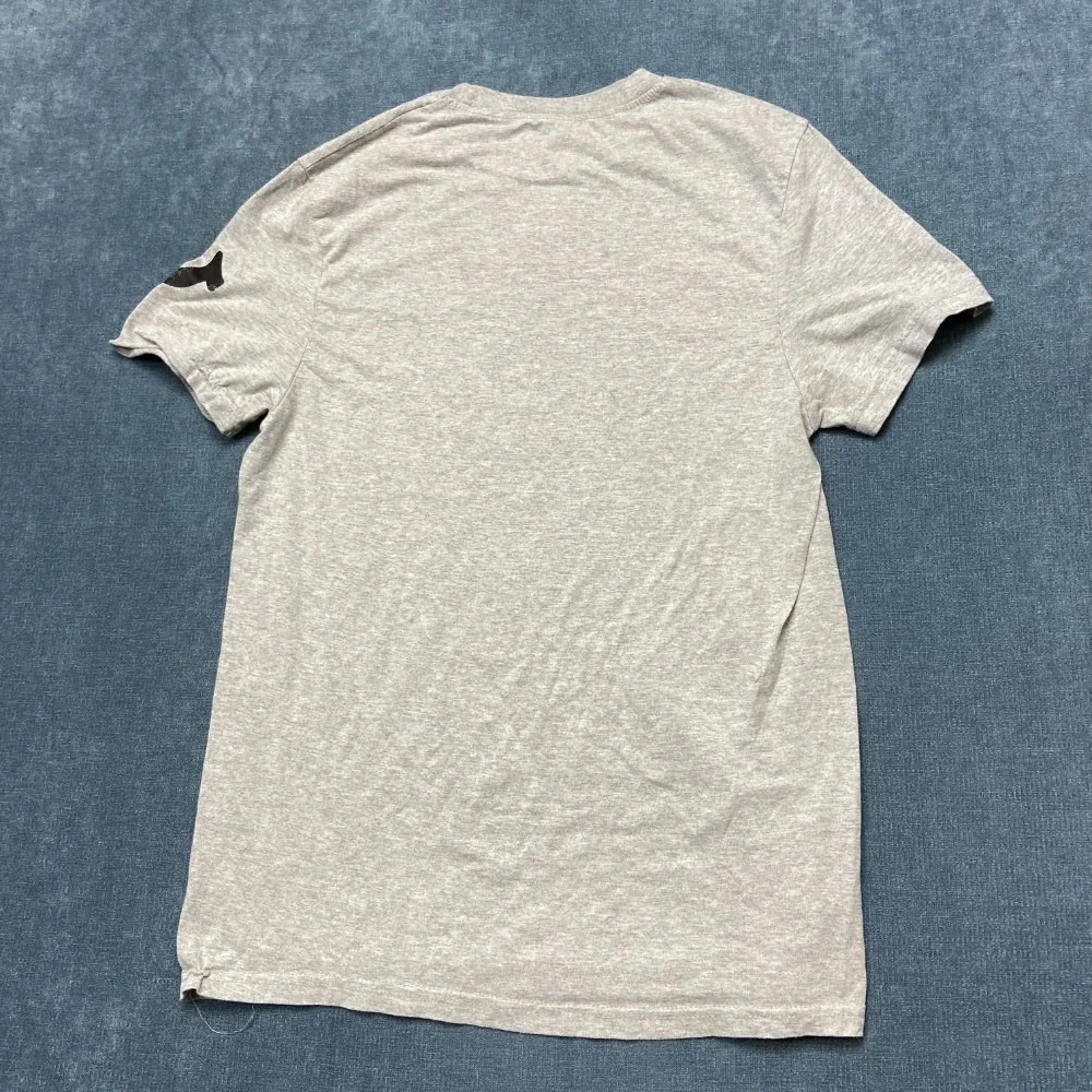 True Religion Brand Jeans T Shirt Men Large Heather Gray Cotton Crew Neck Summer